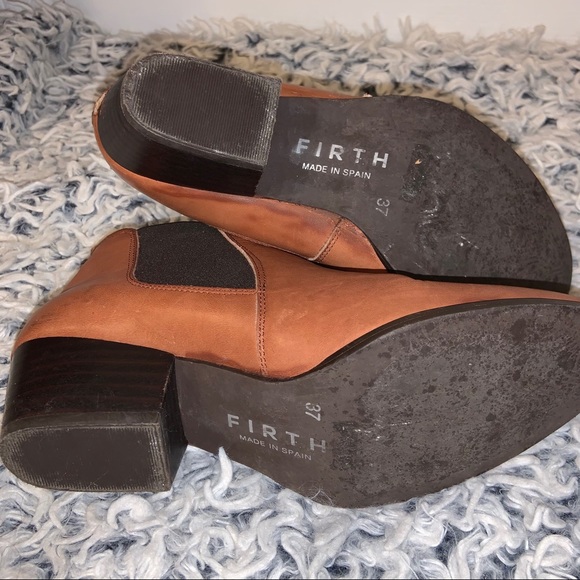Firth Brown Leather Booties! - Picture 2 of 4